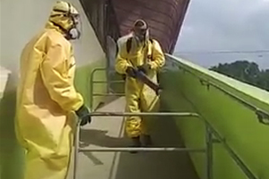 Sanitização de ambientes e superfícies